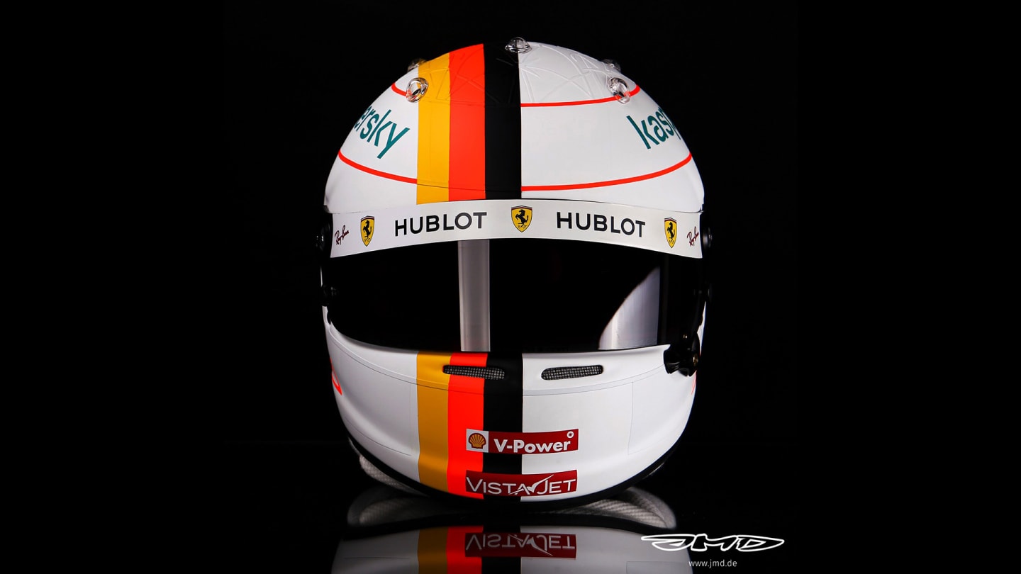 Front view of Vettel's Eifel GP helmet