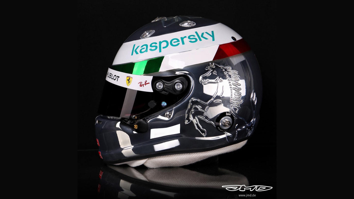 Sebastian Vettel's Italian GP helmet