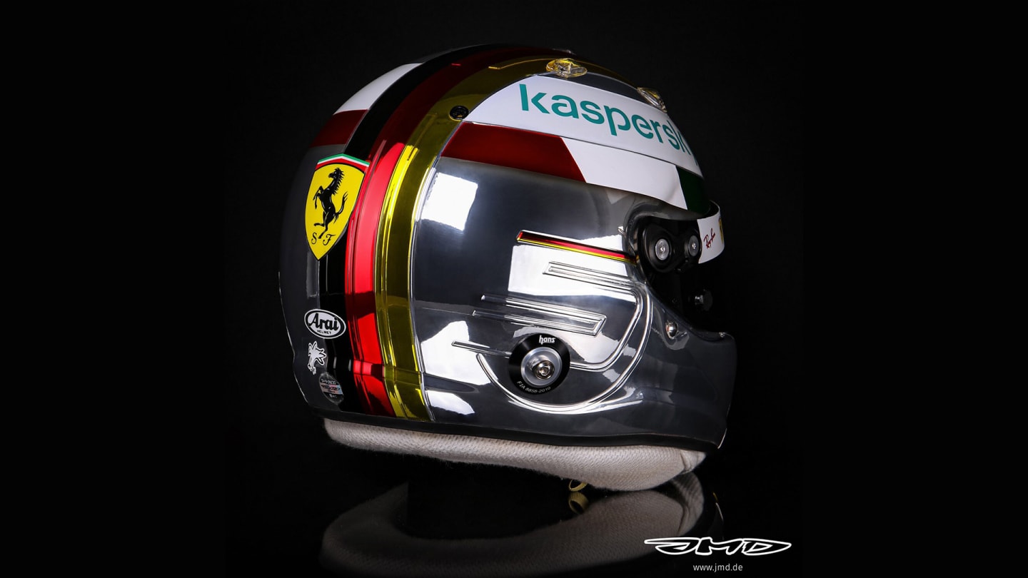 Vettel's special Italian GP helmet