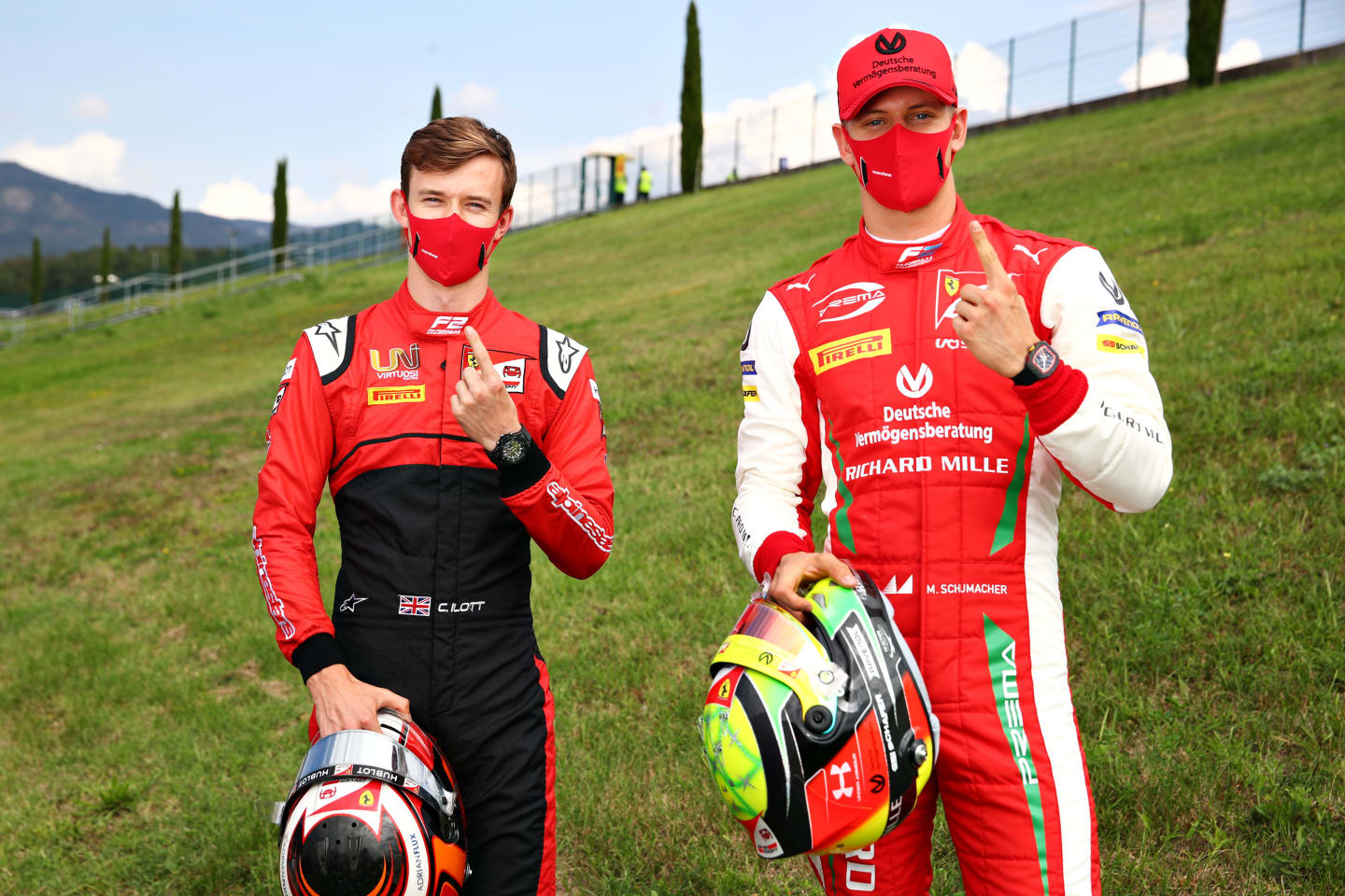 SCARPERIA, ITALY - SEPTEMBER 10: Feature race winner in Monza, Mick Schumacher of Germany and Prema