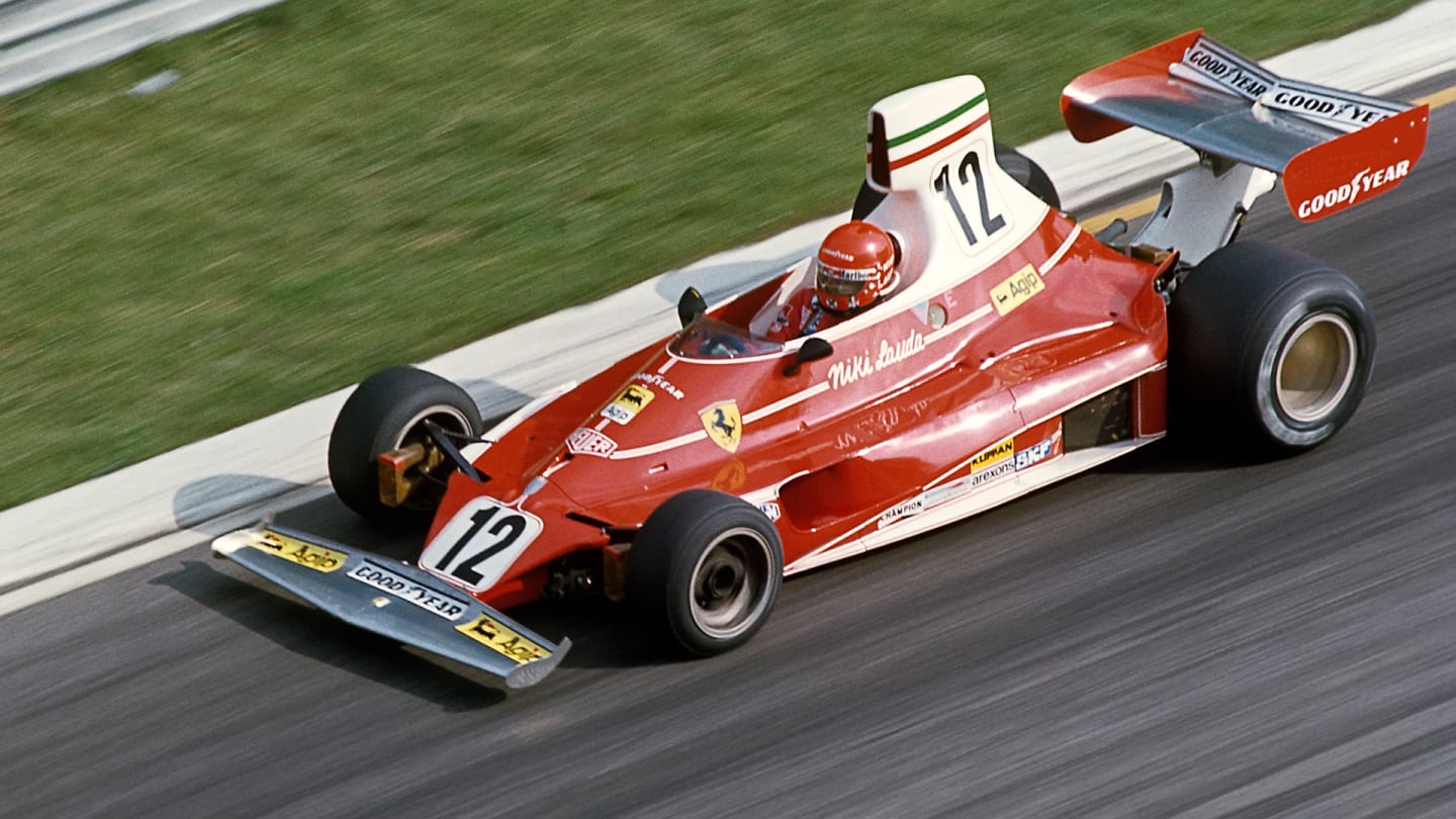 Niki Lauda, Ferrari 312T, Grand Prix of Italy, Monza, 07 September 1975. (Photo by Bernard