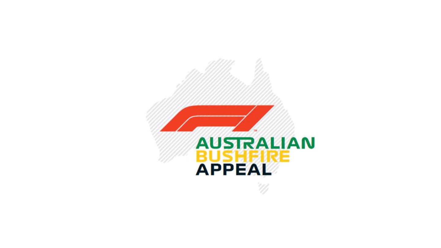 F1 - Bushfire Appeal logo