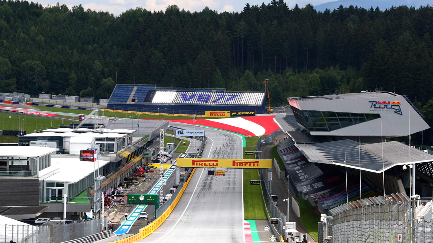SPIELBERG, AUSTRIA - JULY 09: during previews for the F1 Grand Prix of Styria at Red Bull Ring on