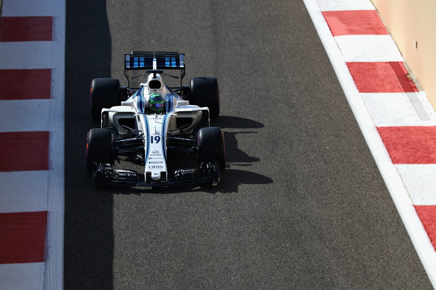 ABU DHABI, UNITED ARAB EMIRATES - NOVEMBER 24: Felipe Massa of Brazil driving the (19) Williams