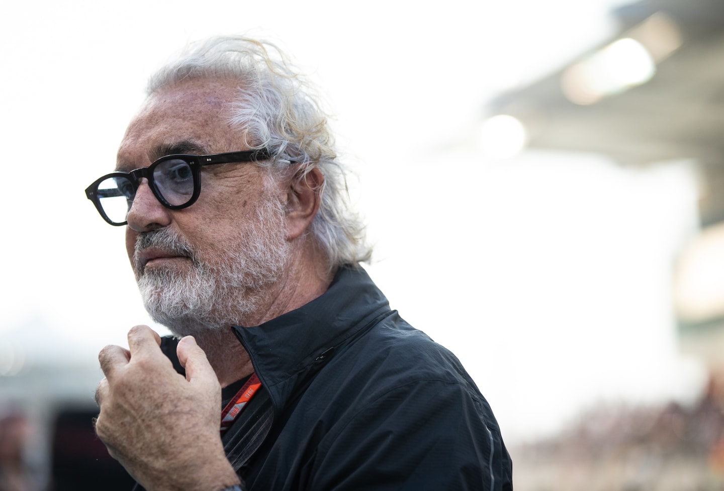 ABU DHABI, UNITED ARAB EMIRATES - NOVEMBER 25:  Flavio Briatore looks on before the Abu Dhabi