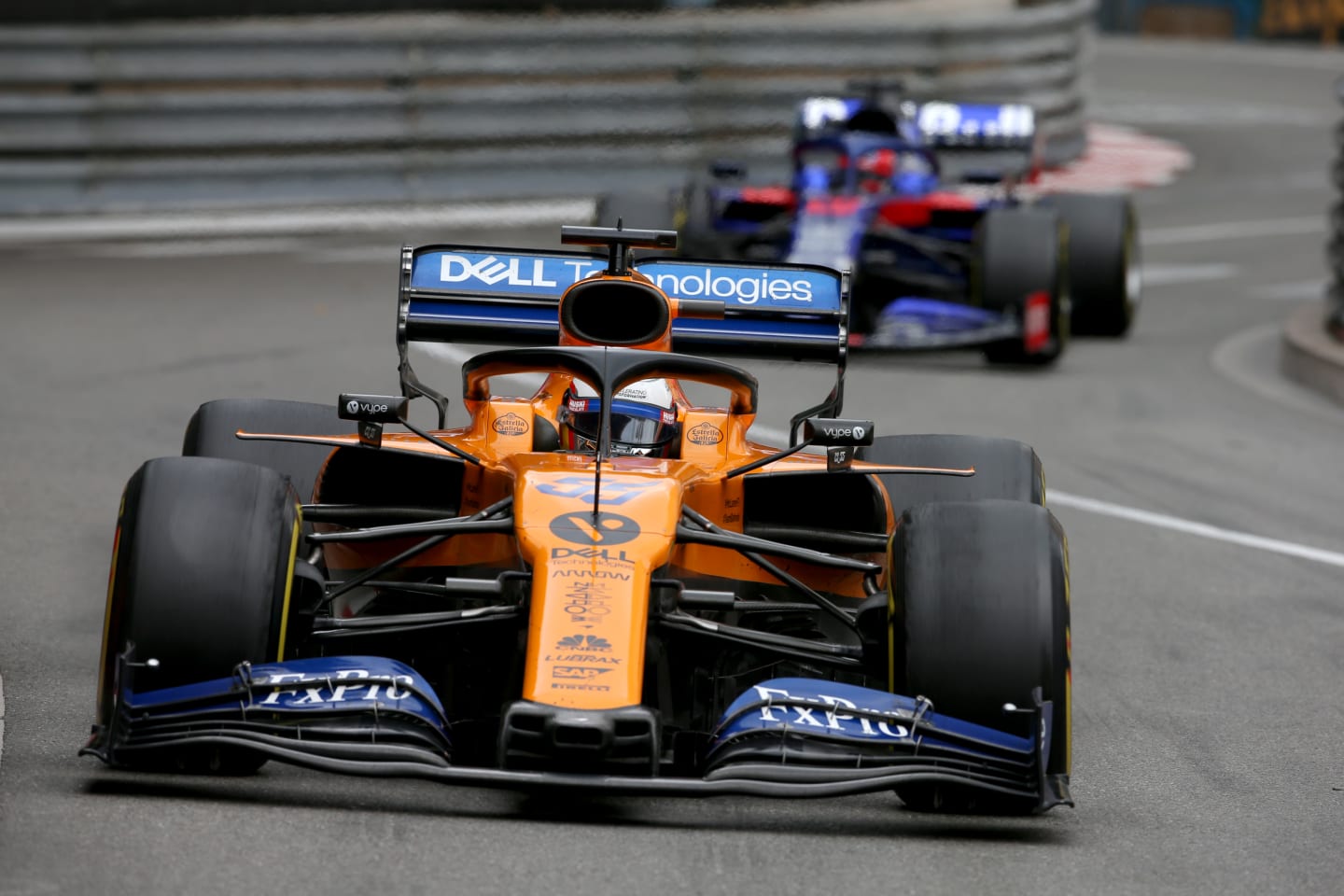 MONTE-CARLO, MONACO - MAY 26: Carlos Sainz of Spain driving the (55) McLaren F1 Team MCL34 Renault