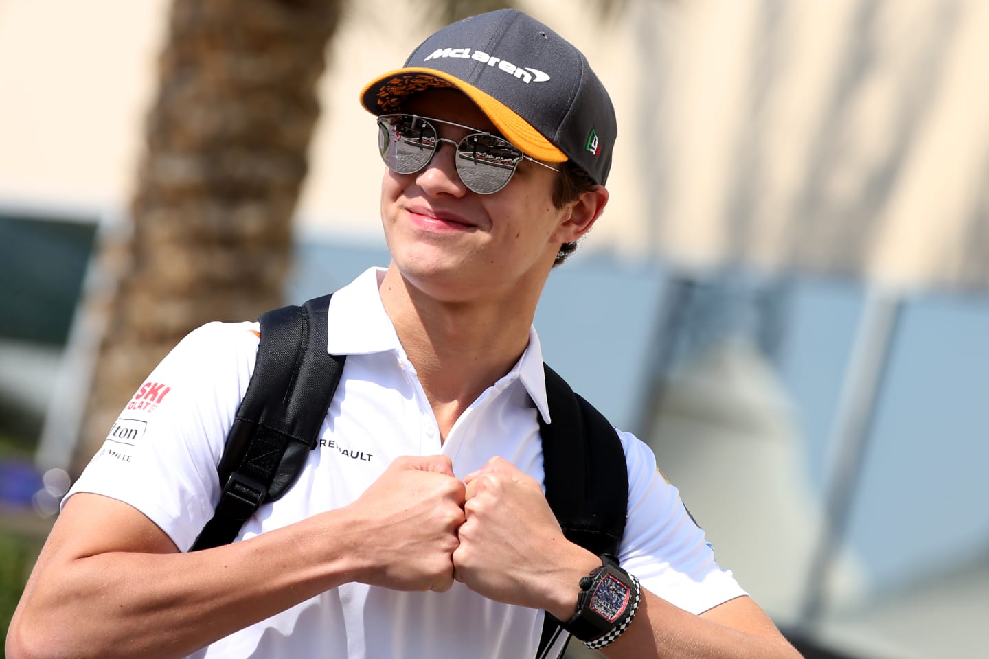 ABU DHABI, UNITED ARAB EMIRATES - NOVEMBER 29: Lando Norris of Great Britain and McLaren F1 walks