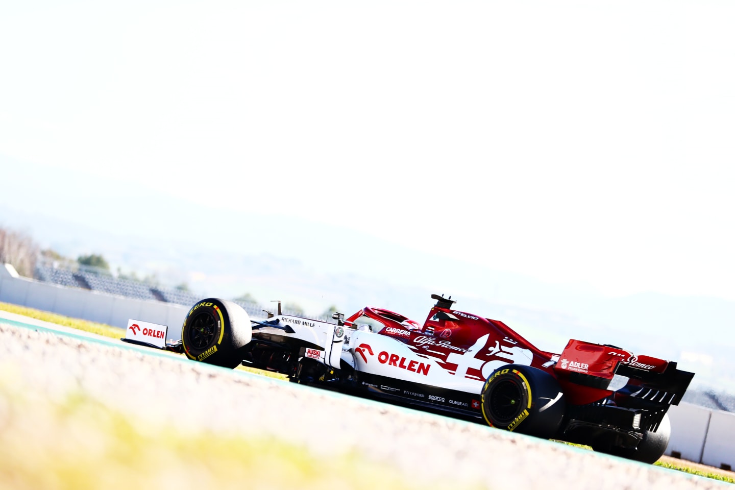 BARCELONA, SPAIN - FEBRUARY 28: Kimi Raikkonen of Finland driving the (7) Alfa Romeo Racing C39