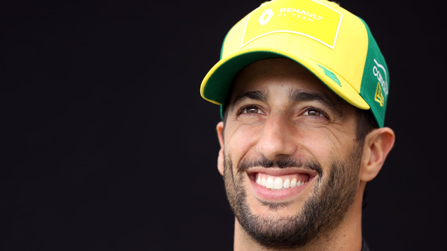 MELBOURNE, AUSTRALIA - MARCH 12: Daniel Ricciardo of Australia and Renault Sport F1 poses for a