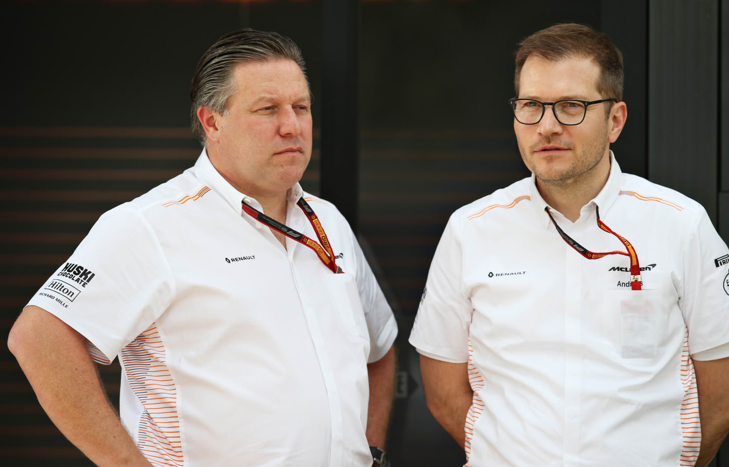 MELBOURNE, AUSTRALIA - MARCH 12: McLaren Chief Executive Officer Zak Brown and McLaren Team