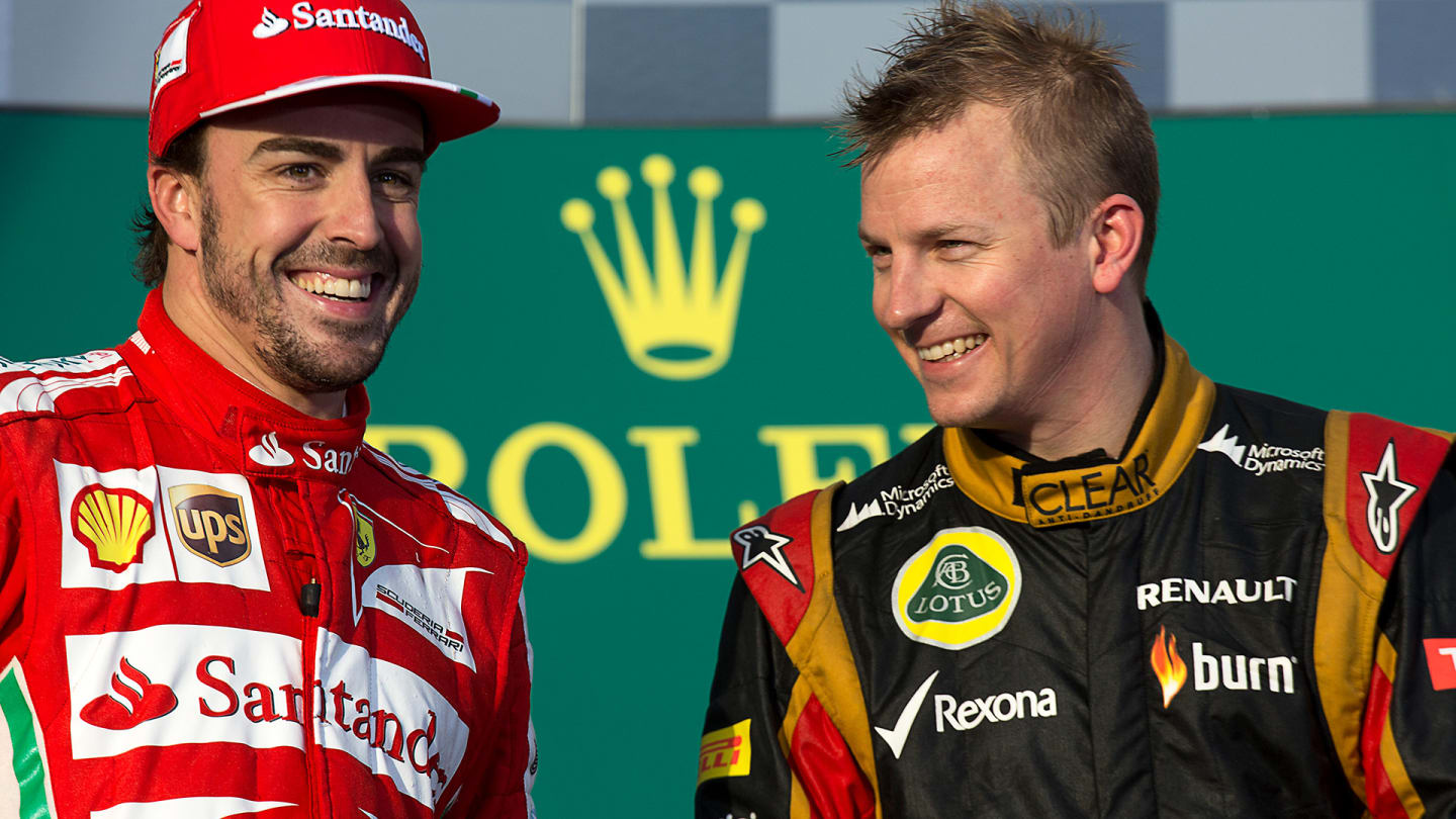 Fernando Alonso, Kimi Räikkönen, Grand Prix of Australia, Albert Park, Melbourne Grand Prix