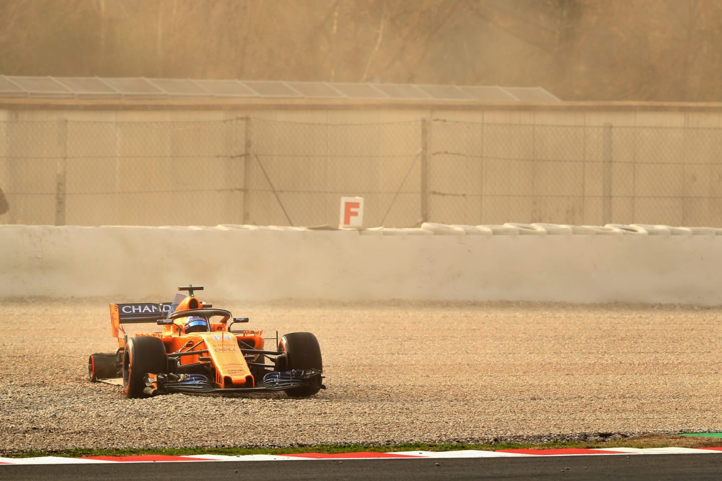MONTMELO, SPAIN - FEBRUARY 26: Fernando Alonso of Spain driving the (14) McLaren F1 Team MCL33