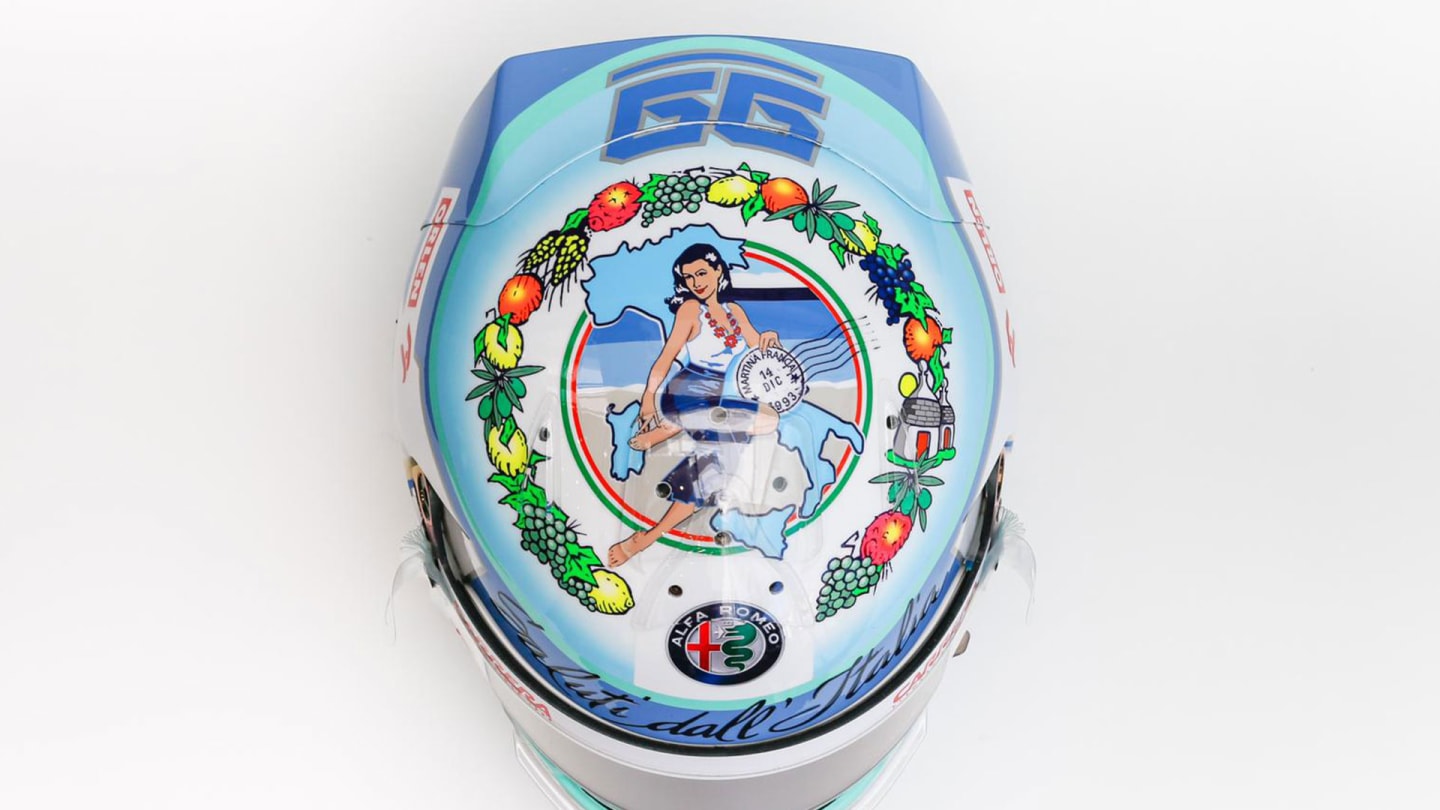 Antonio Giovinazzi's 2020 Italian GP helmet