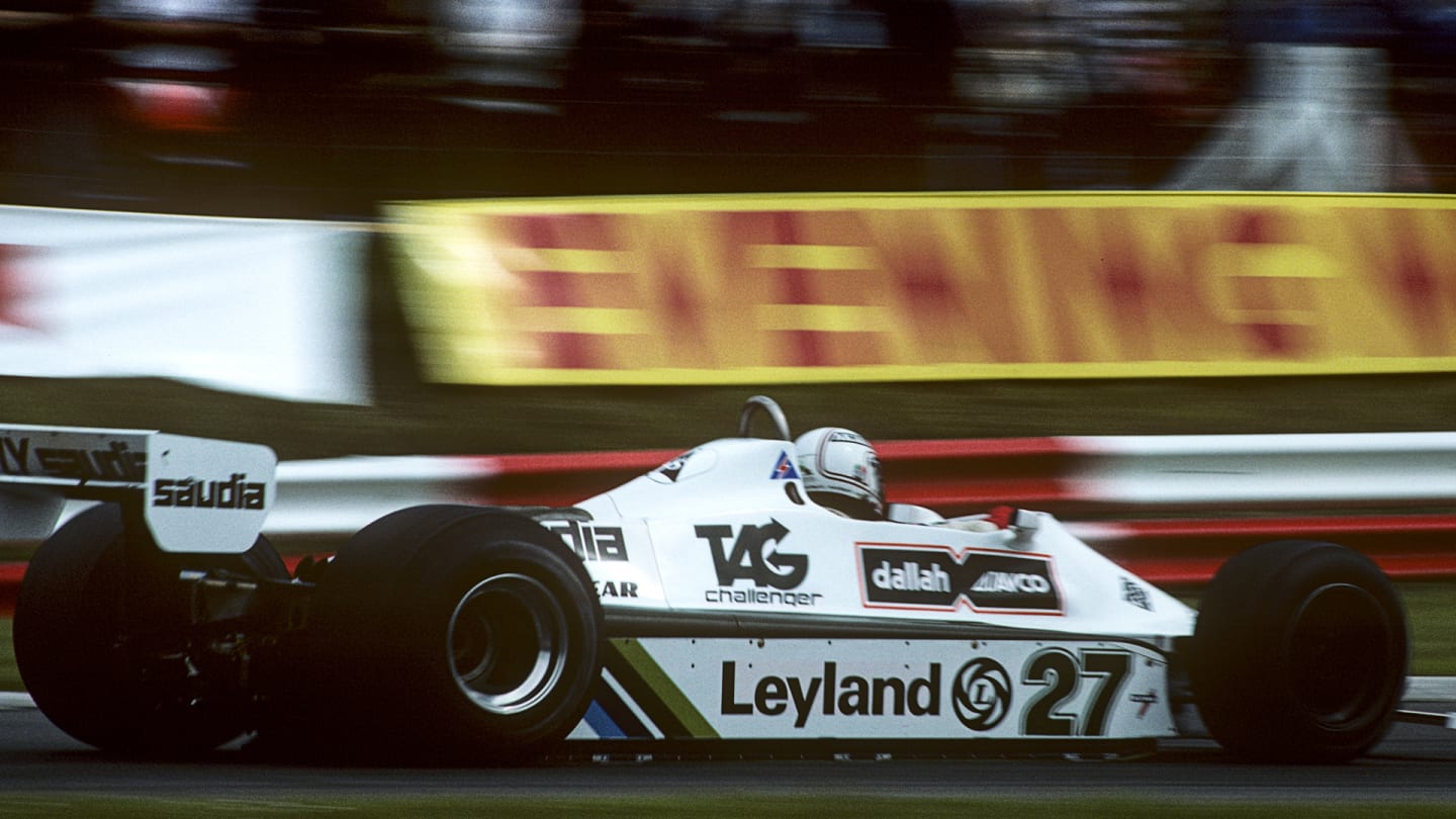 But sponsors Saudia and Leyland backed the team's first breakthrough, with green and white on the car from 1977-1984 as they won the 1980 and '81 constructors' titles