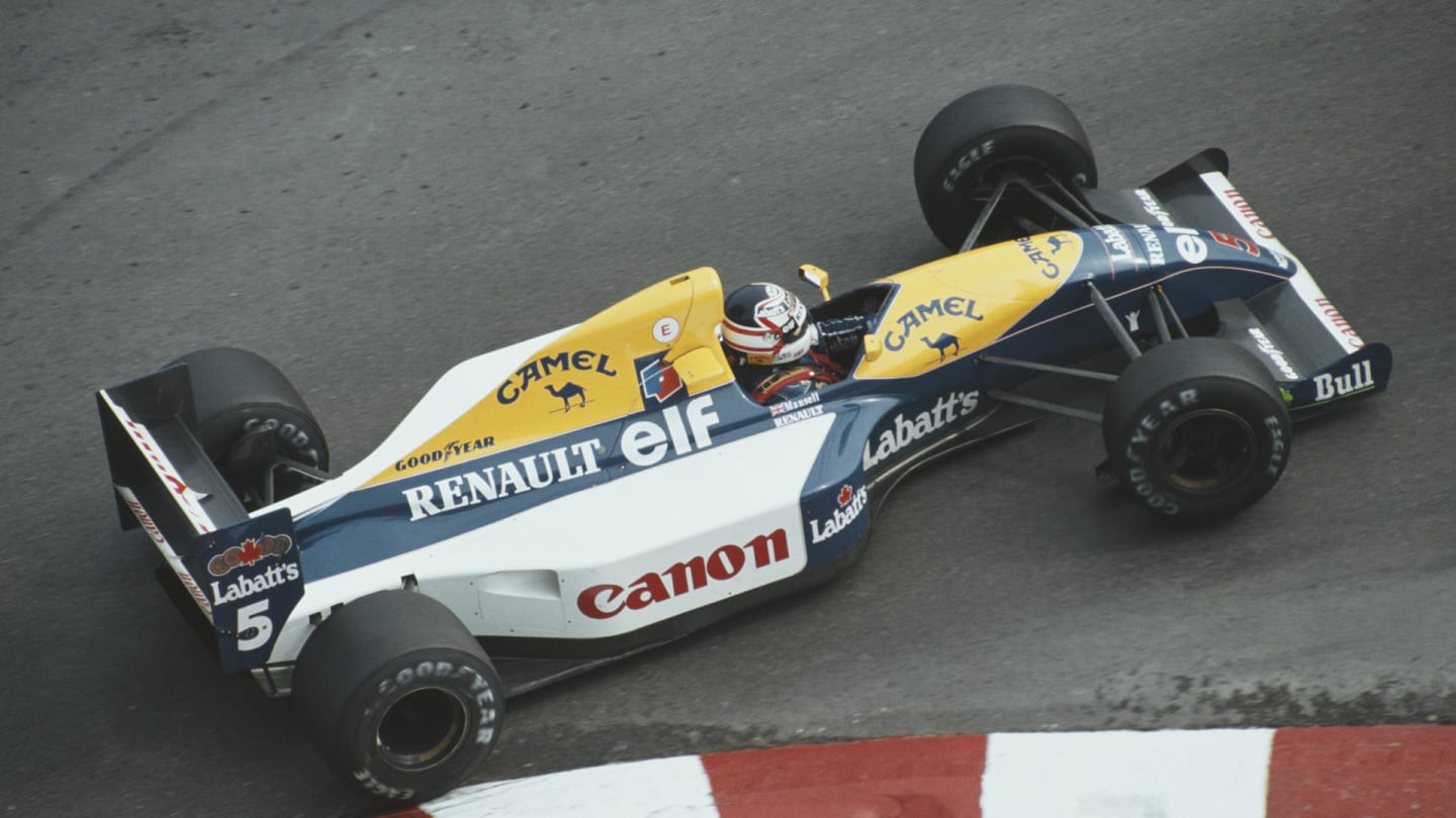 Yellow, blue and white were the colours used in Williams' halcyon days...