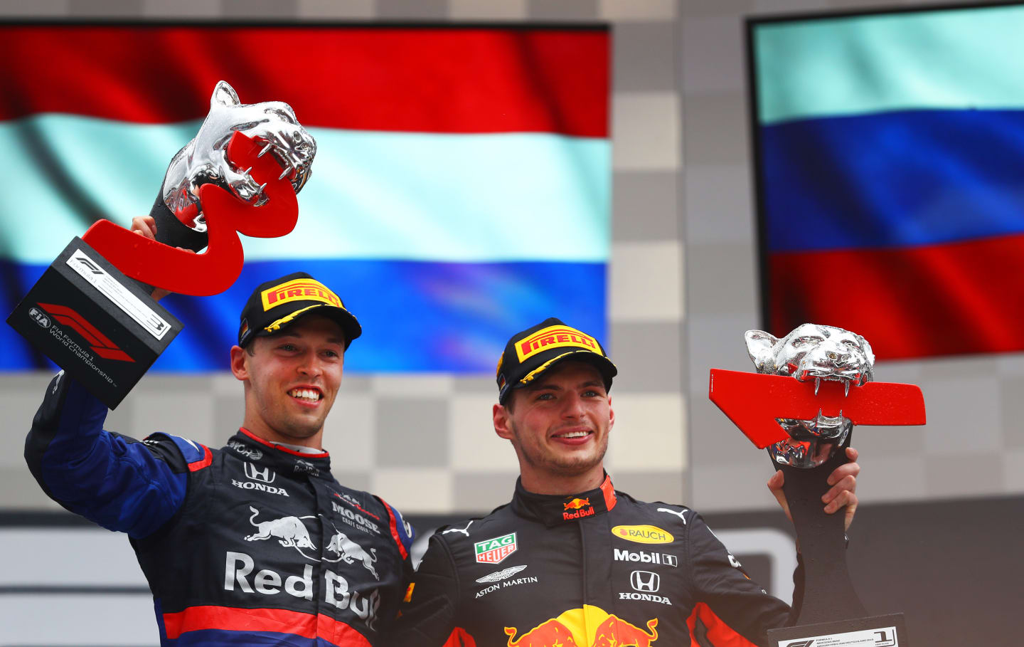 HOCKENHEIM, GERMANY - JULY 28: Race winner Max Verstappen of Netherlands and Red Bull Racing and