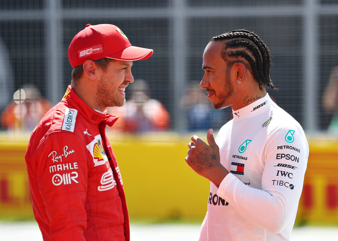 MONTREAL, QUEBEC - JUNE 08: Pole position qualifier Sebastian Vettel of Germany and Ferrari and