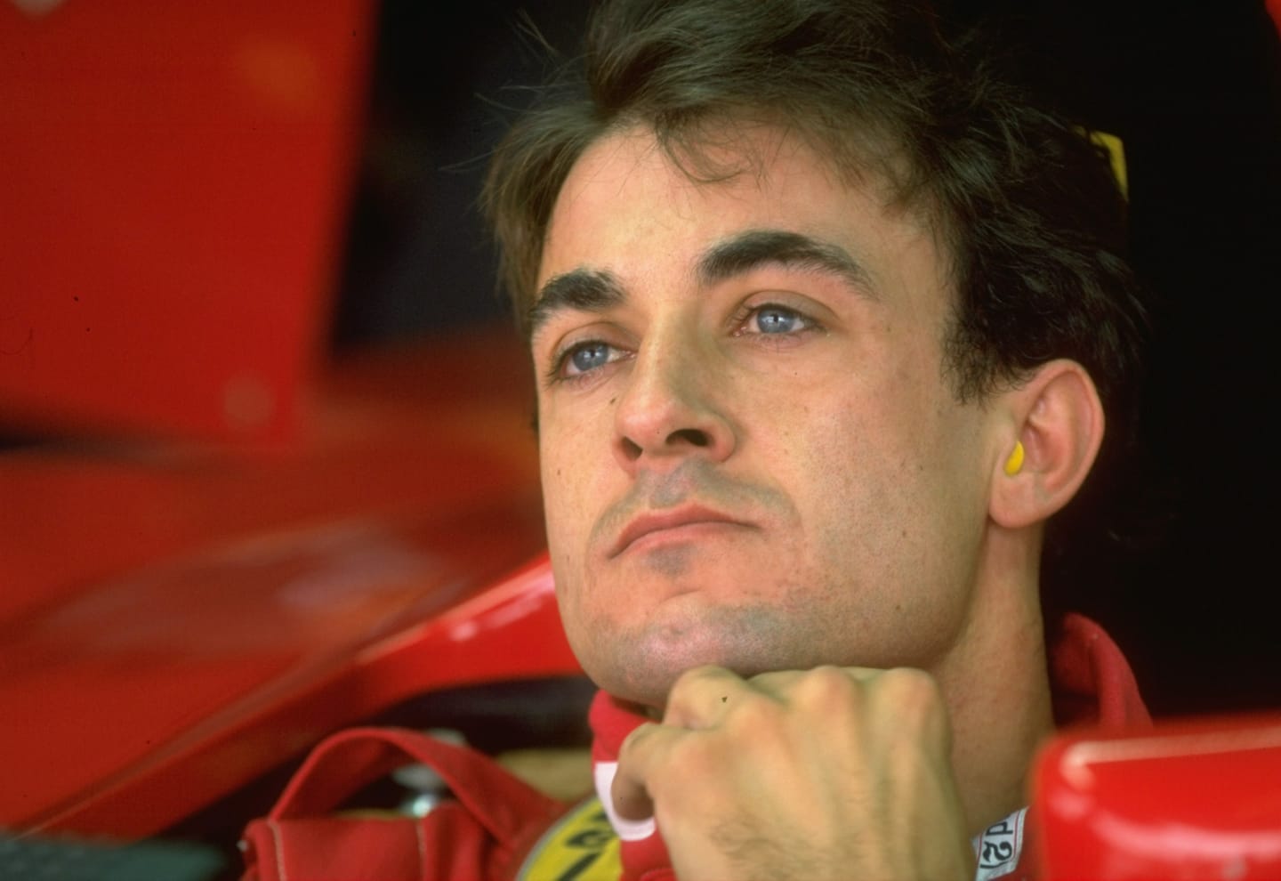 6 Nov 1994:  Portrait of Fiat Ferrari driver Jean Alesi of France before the Japanese Grand Prix at