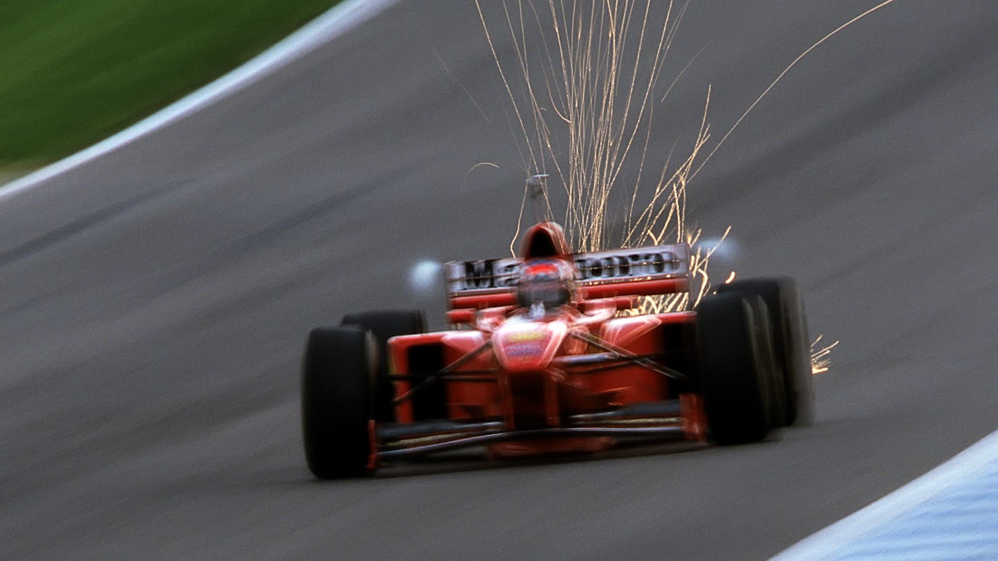 Michael Schumacher, Ferrari F310B, Grand Prix of Europe, Jerez, 26 October 1997. (Photo by