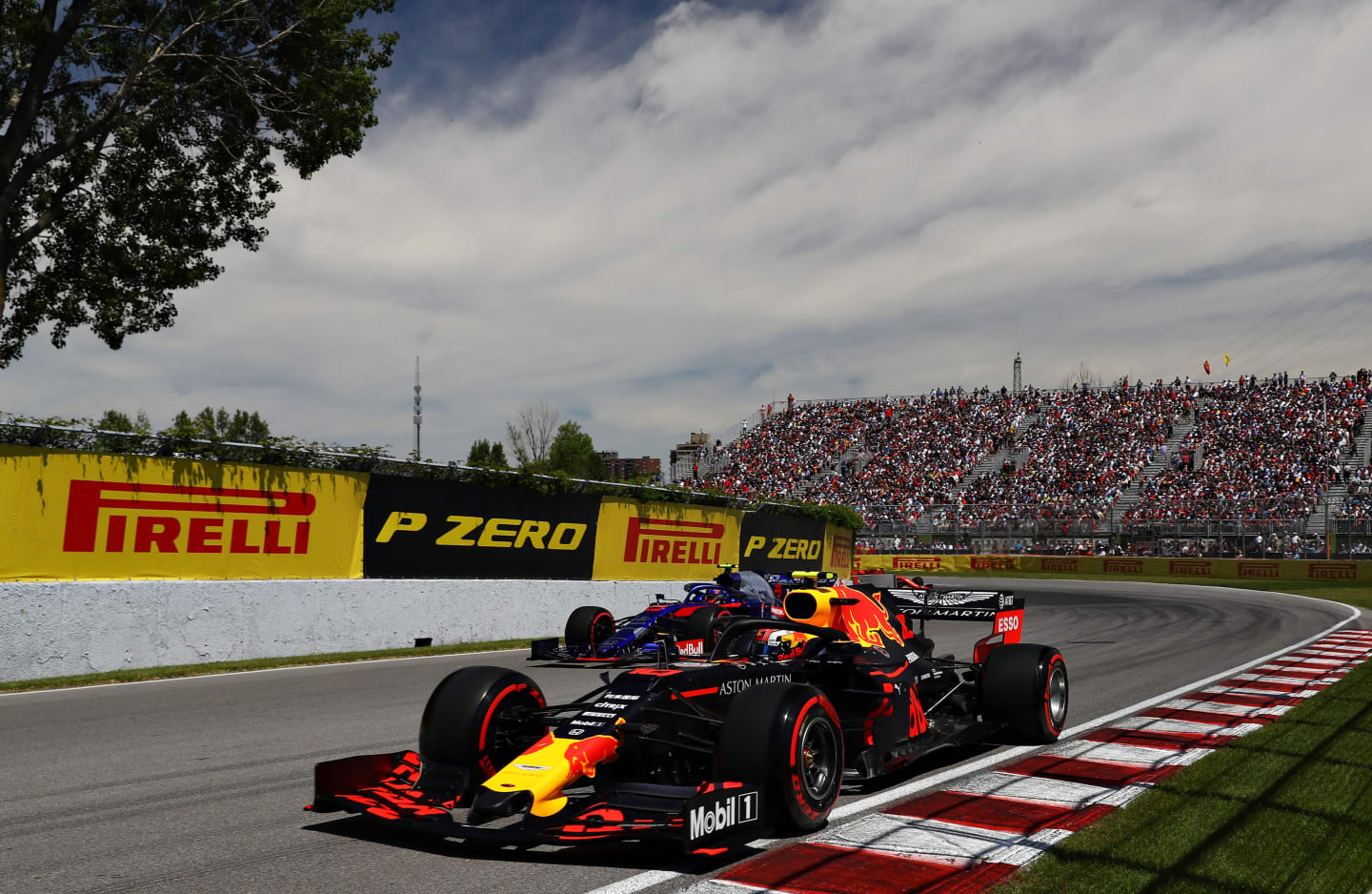 MONTREAL, QUEBEC - JUNE 08: Pierre Gasly of France driving the (10) Aston Martin Red Bull Racing