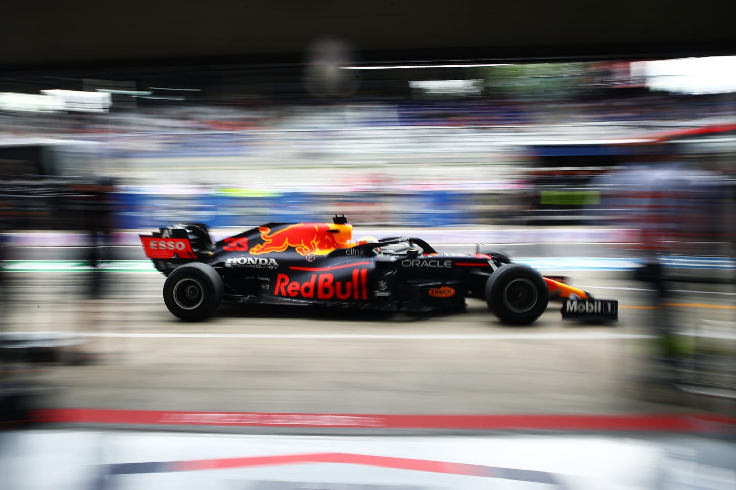 SPIELBERG, AUSTRIA - JULY 02: Max Verstappen of the Netherlands driving the (33) Red Bull Racing