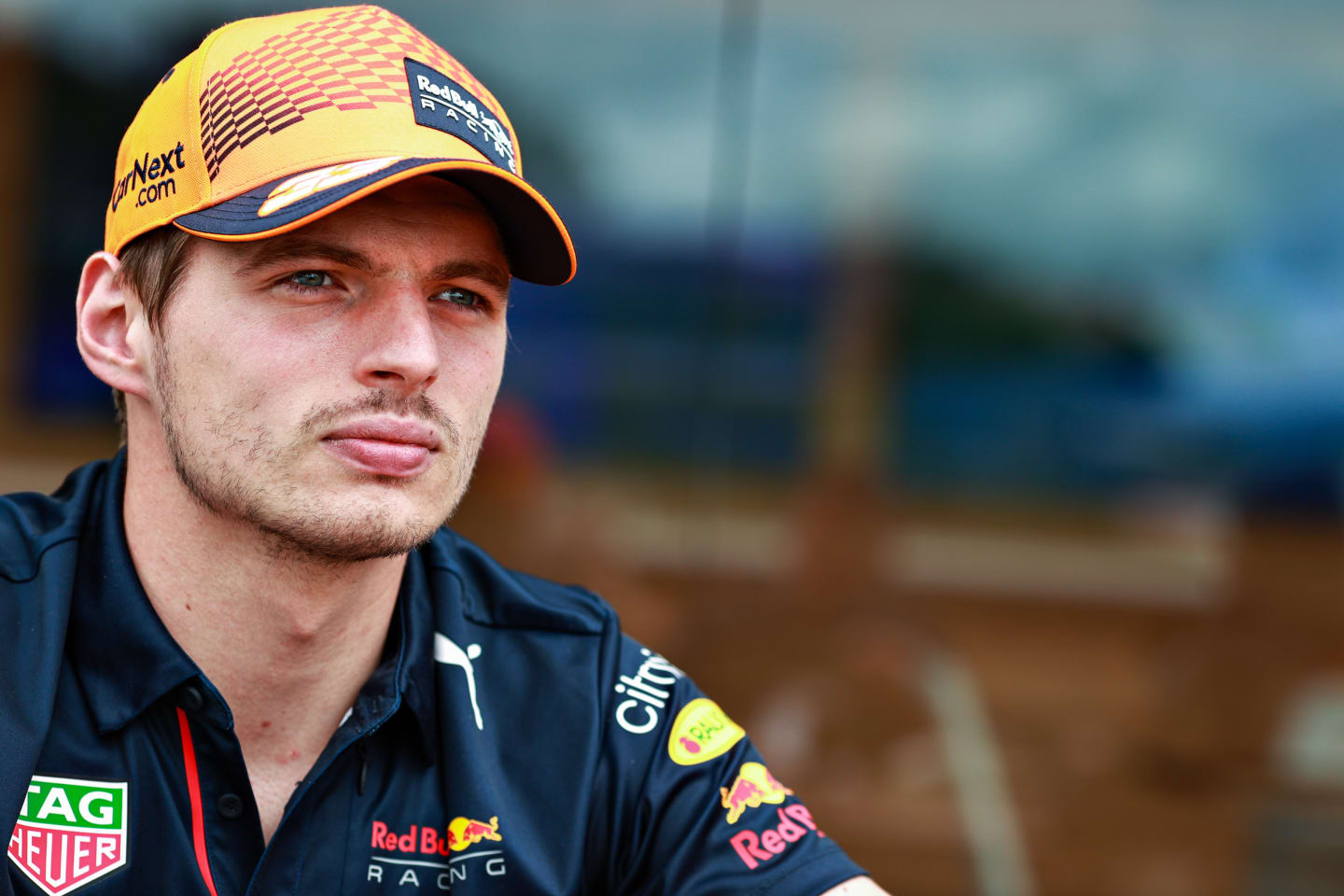 SPIELBERG, AUSTRIA - JULY 01: Max Verstappen of Netherlands and Red Bull Racing looks on in the