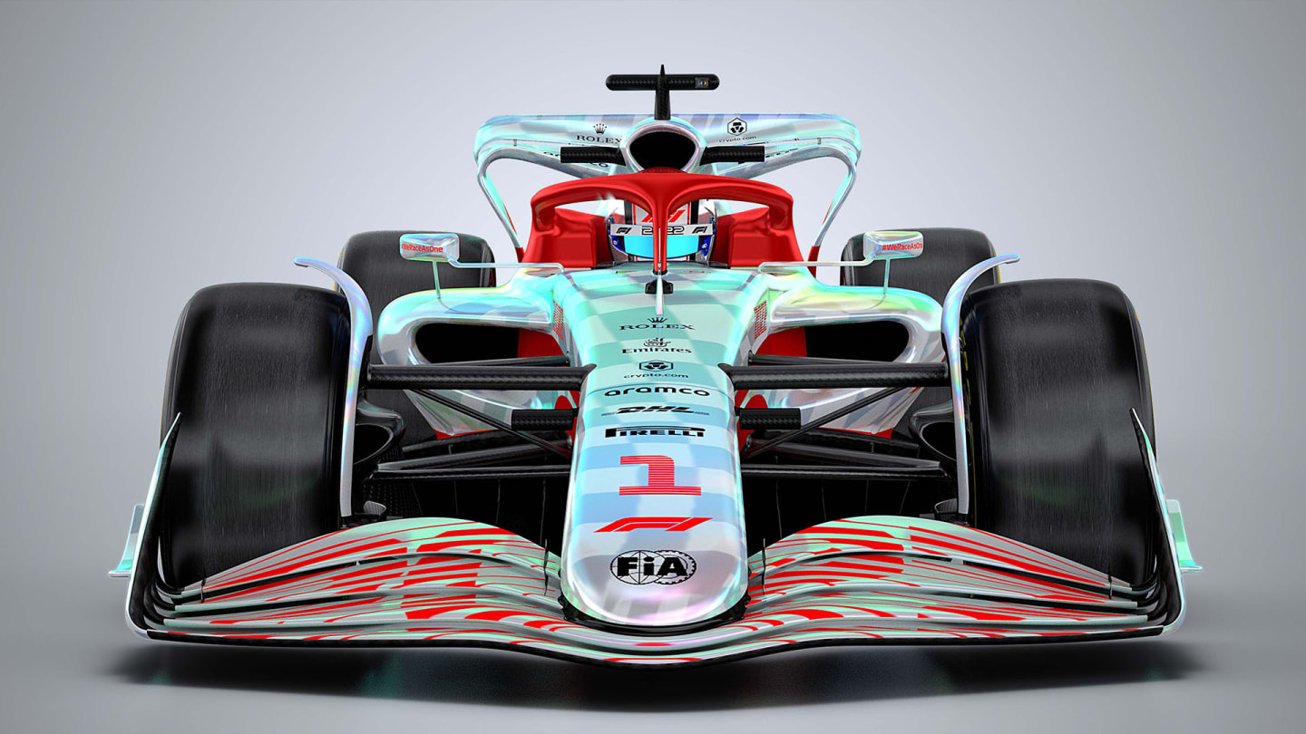 ... and the 2022-spec F1 showcar