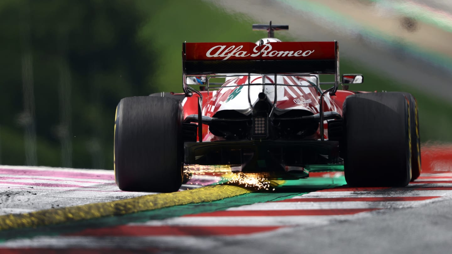 SPIELBERG, AUSTRIA - JUNE 27: Kimi Raikkonen of Finland driving the (7) Alfa Romeo Racing C41