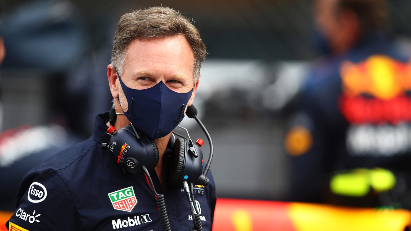 SPIELBERG, AUSTRIA - JULY 04: Red Bull Racing Team Principal Christian Horner looks on from the