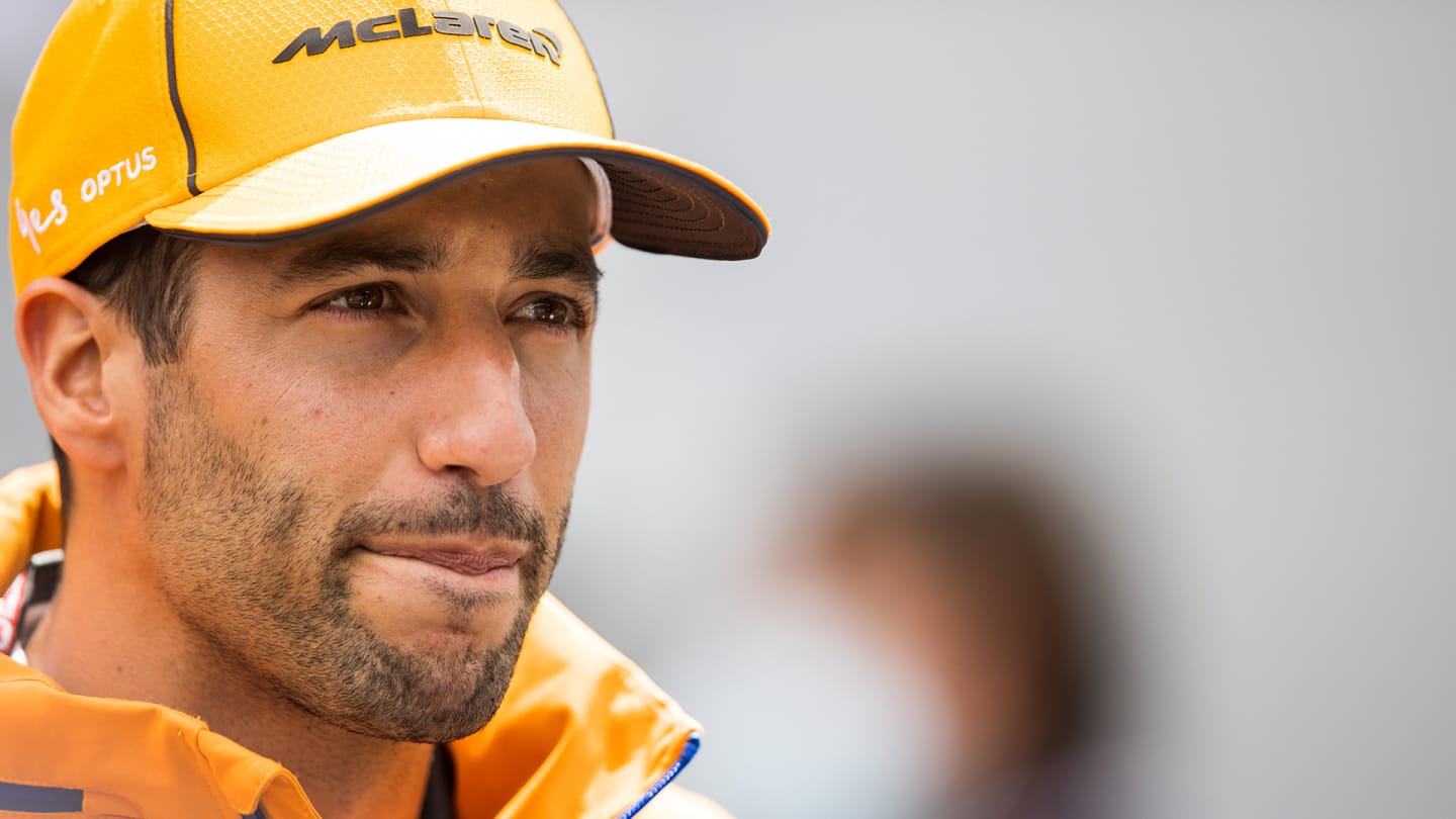 SPIELBERG, AUSTRIA - JULY 01: Daniel Ricciardo of Australia and McLaren F1 looks on in the Paddock