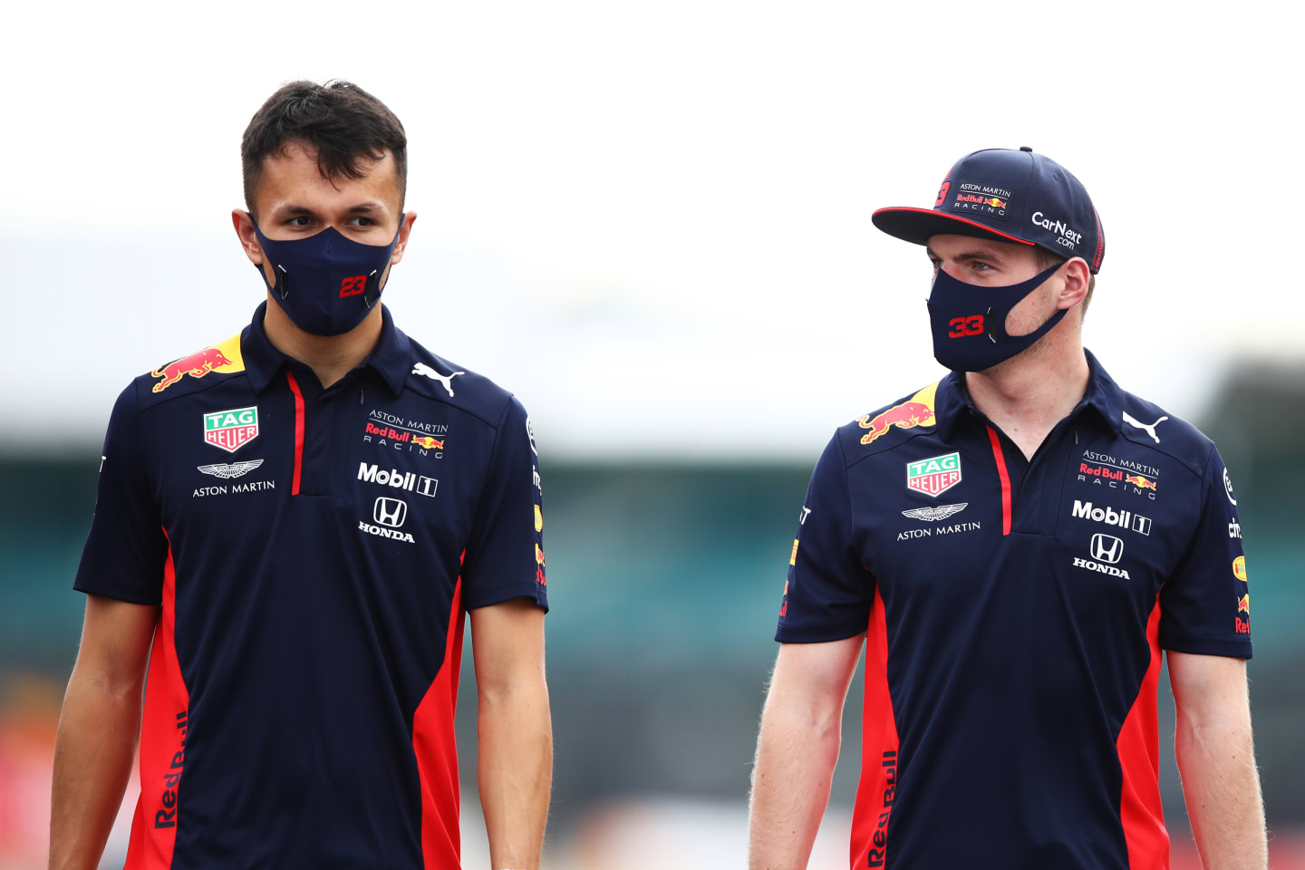 NORTHAMPTON, ENGLAND - AUGUST 06: Max Verstappen of Netherlands and Red Bull Racing and Alexander