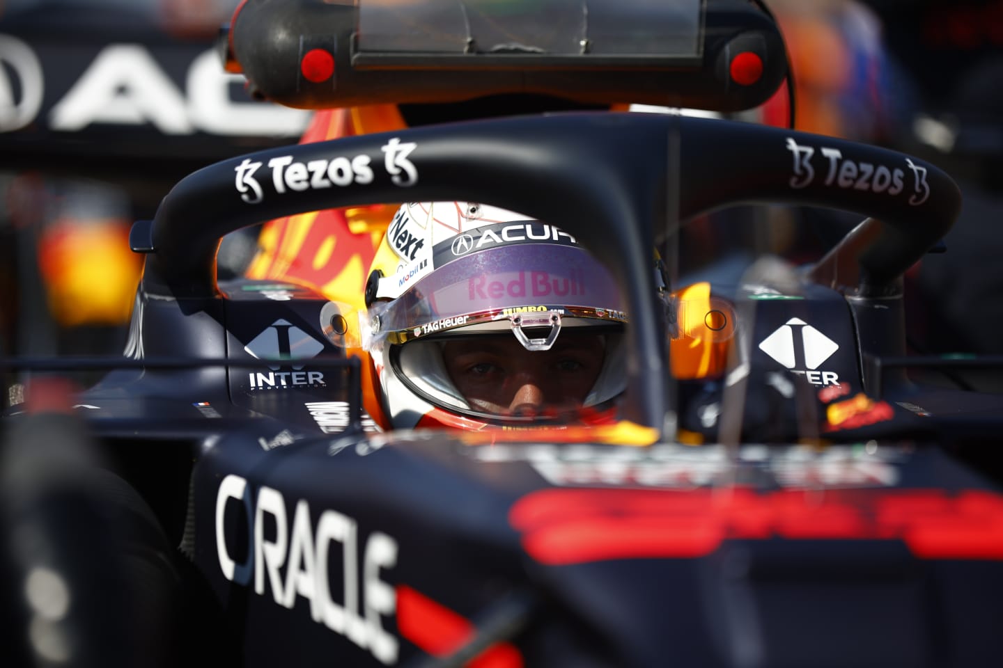 AUSTIN, TEXAS - OCTOBER 24: Max Verstappen of Netherlands and Red Bull Racing prepares to drive on