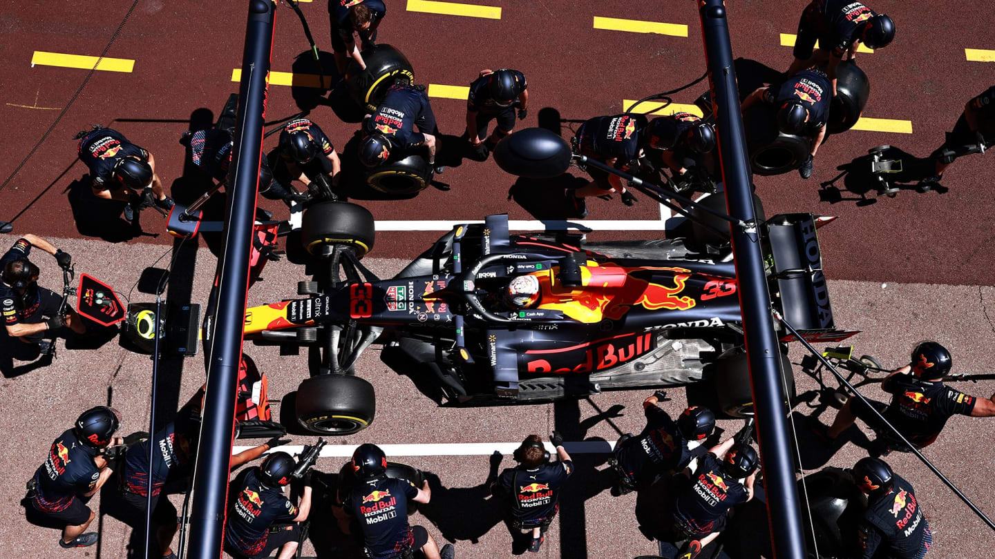 MONTE-CARLO, MONACO - MAY 20: Max Verstappen of the Netherlands driving the (33) Red Bull Racing