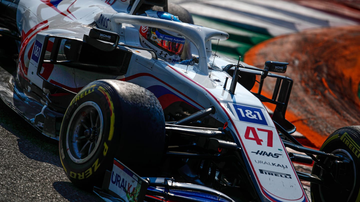 AUTODROMO NAZIONALE MONZA, ITALY - SEPTEMBER 12: Mick Schumacher, Haas VF-21 during the Italian GP