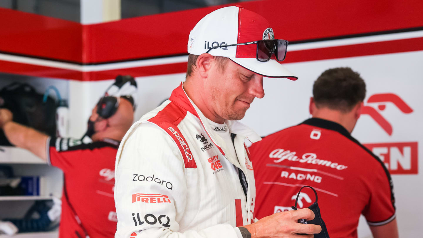 RAIKKONEN Kimi (fin), Alfa Romeo Racing ORLEN C41, portrait during the Formula 1 Pirelli British