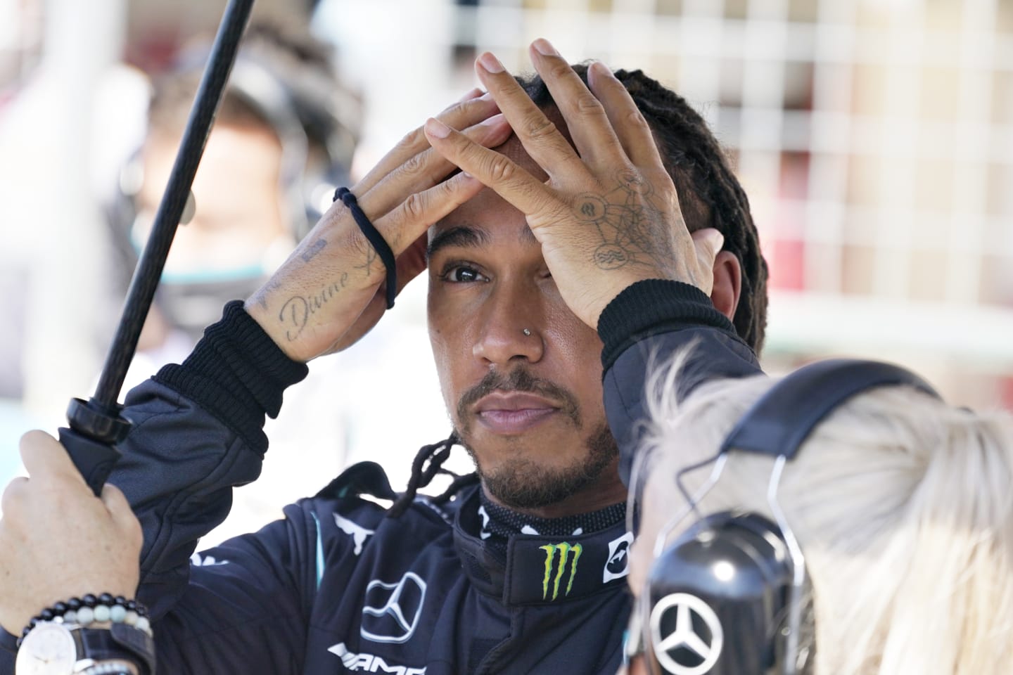AUSTIN, TEXAS - OCTOBER 24: Lewis Hamilton of Great Britain and Mercedes GP prepares to drive on