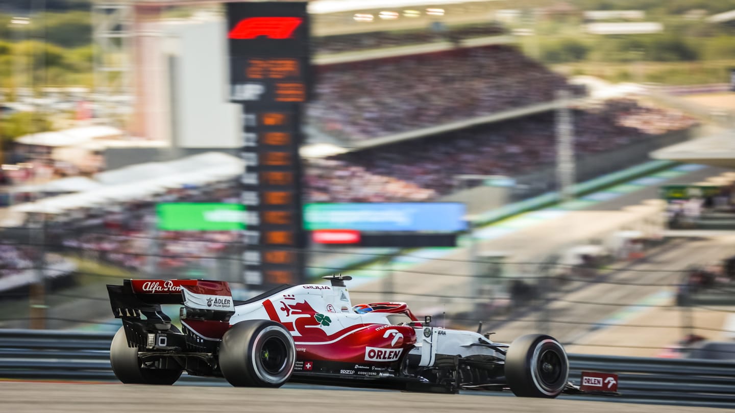 07 RAIKKONEN Kimi (fin), Alfa Romeo Racing ORLEN C41, action during the Formula 1 Aramco United