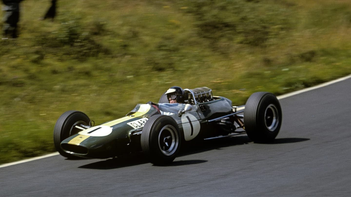 Jim Clark, Lotus-Climax 33, Grand Prix of Germany, Nurburgring, 01 August 1965. Pole position and