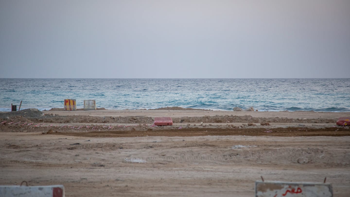 A view of the Red Sea from the circuit