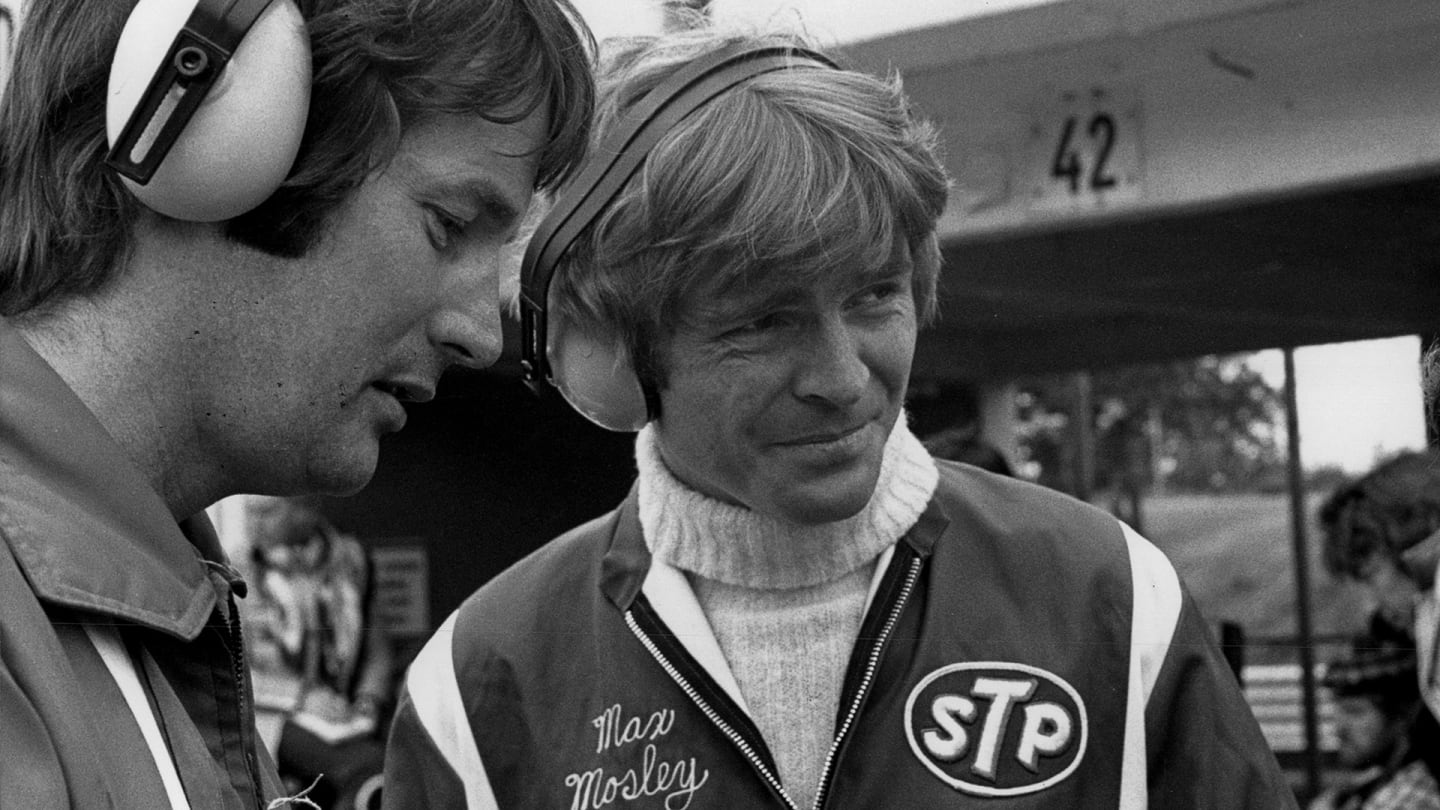 Max Mosley, Robin Herd, Grand Prix of Austria, Osterreichring, 15 August 1971. Two heads of the