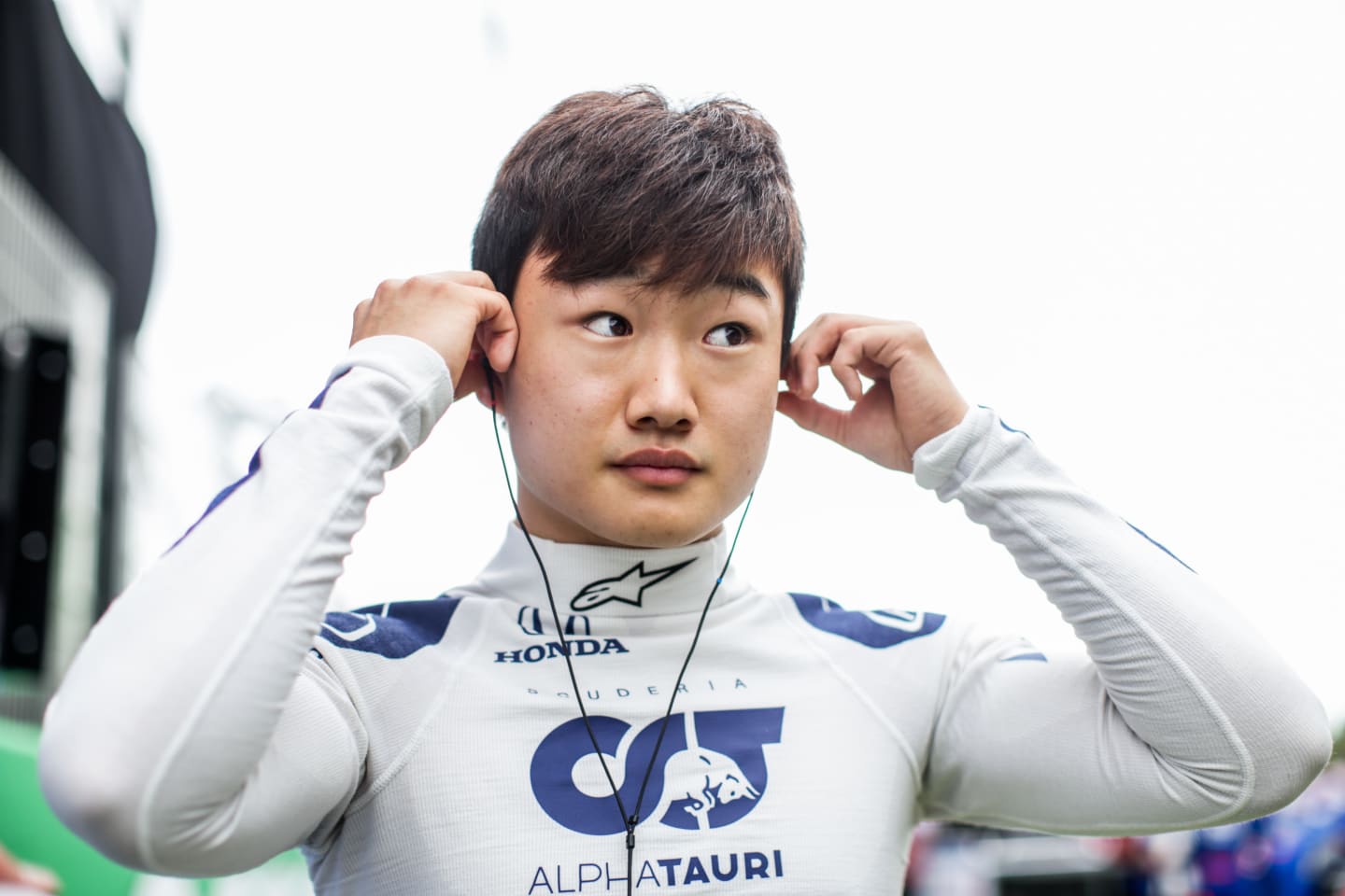 BARCELONA, SPAIN - MAY 09: Yuki Tsunoda of Scuderia AlphaTauri and Japan  during the F1 Grand Prix