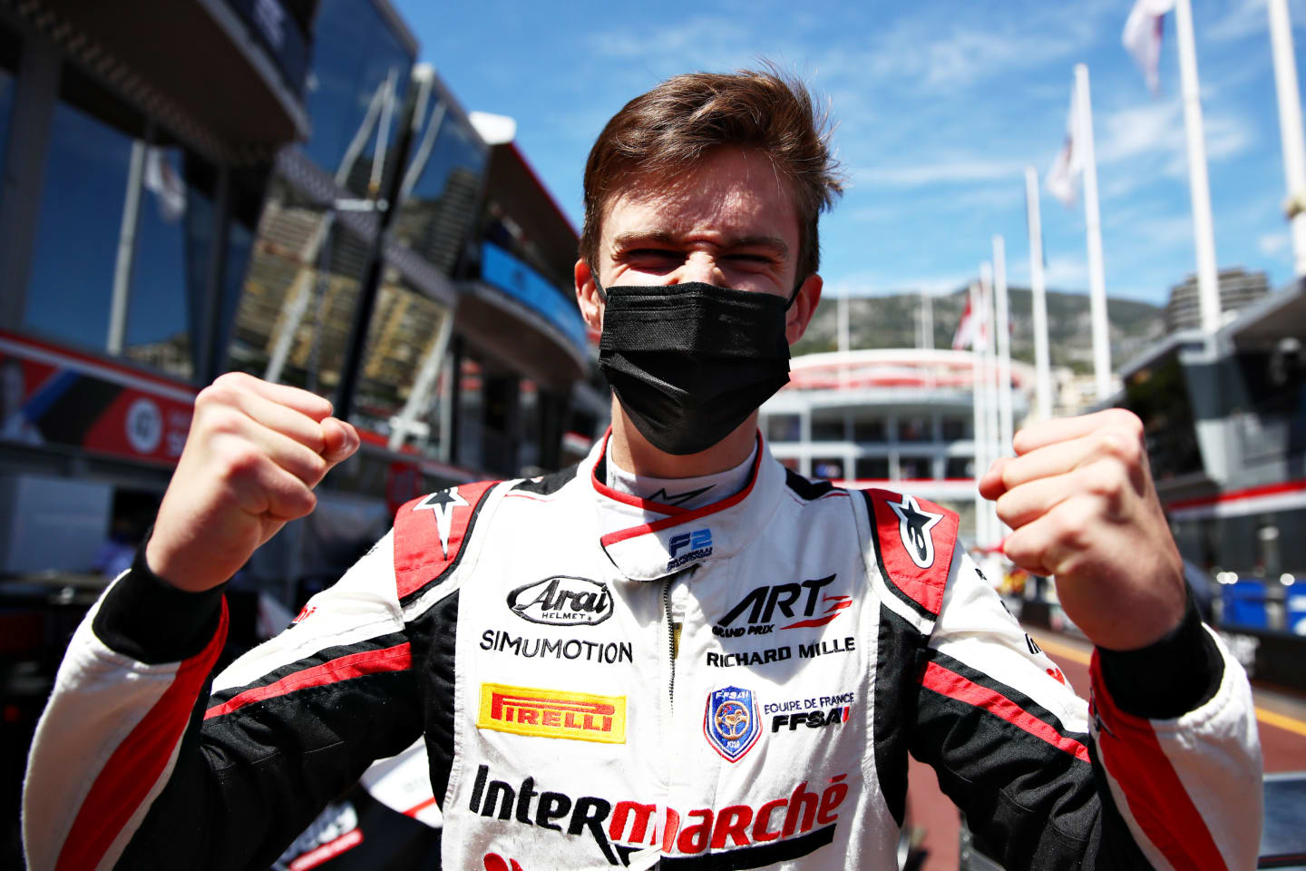 MONTE-CARLO, MONACO - MAY 20: Pole position qualifier Theo Pourchaire of France and ART Grand Prix