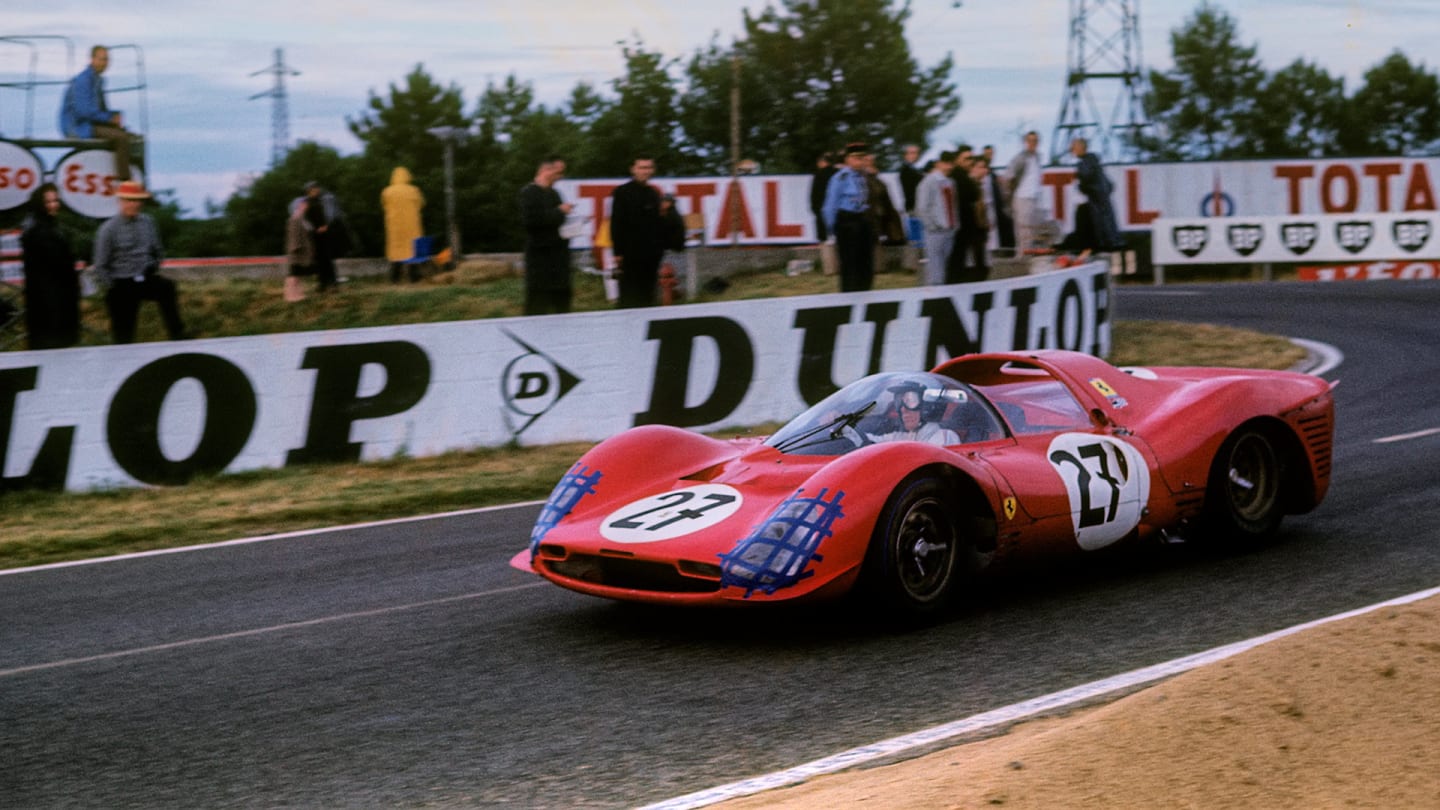 Richie Ginther, Ferrari 365 P2/3, 24 Hours of Le Mans, Le Mans, 19 June 1966. (Photo by Bernard