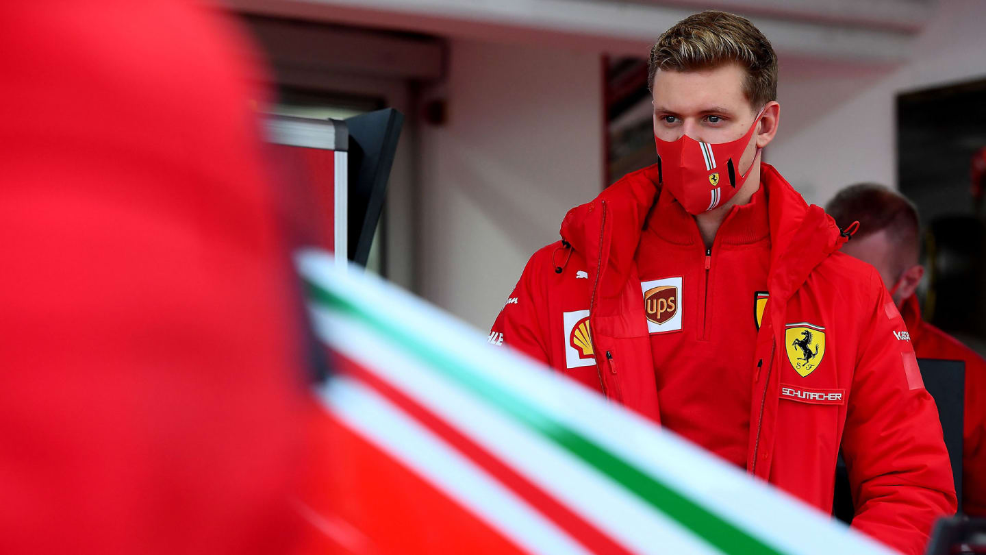 Mick Schumacher began his 2021 Ferrari test on Thursday, January 28