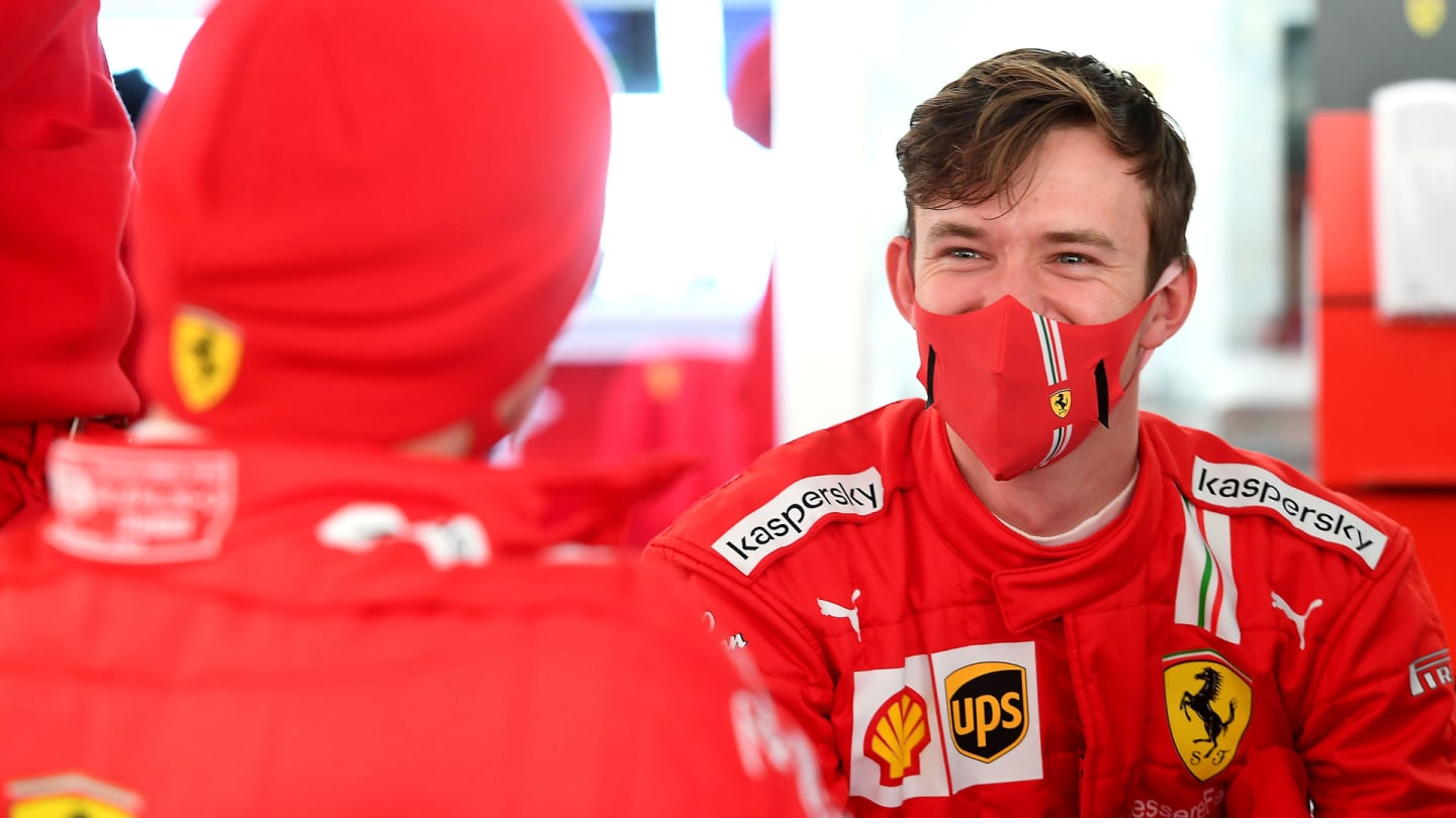 2021 Ferrari test driver Callum Ilott ended the five-day test with a stint on Friday afternoon