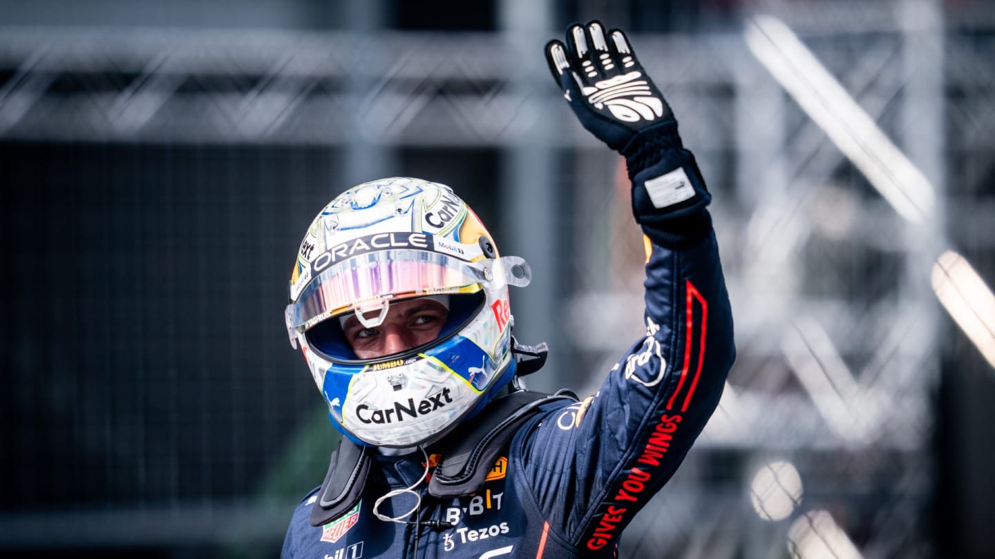 Max Verstappen of Oracle Red Bull Racing team after finishing the sprint race at the Formula 1 Championship at Red Bull Ring on July 09, 2022 in Spielberg, Austria. (Photo by Mine Kasapoglu/Anadolu Agency via Getty Images)