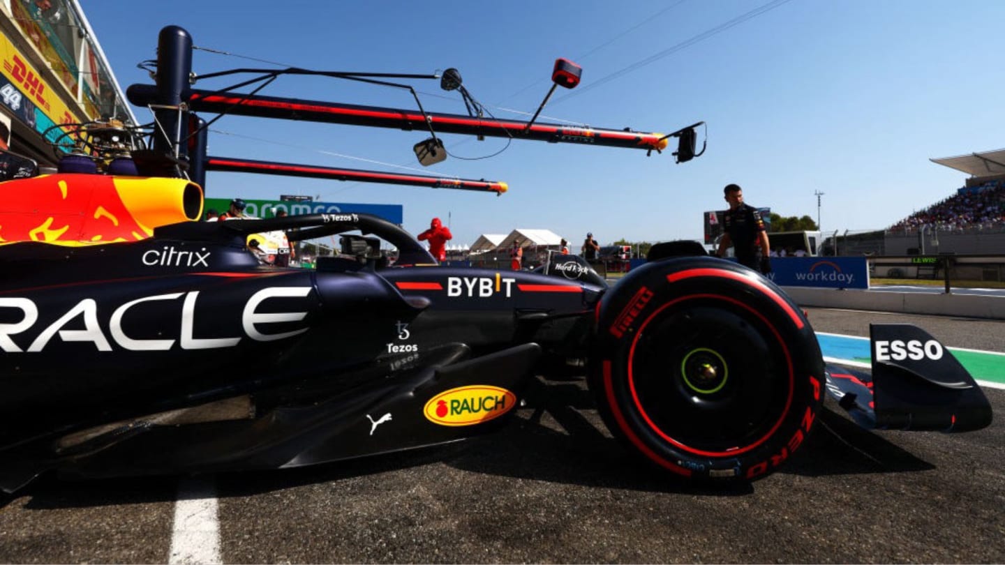 LE CASTELLET, FRANCE - JULY 23: Max Verstappen of the Netherlands driving the (1) Oracle Red Bull