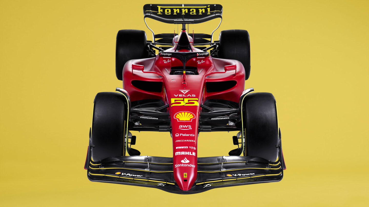 Ferrari's livery for the 2022 Italian Grand Prix - front view