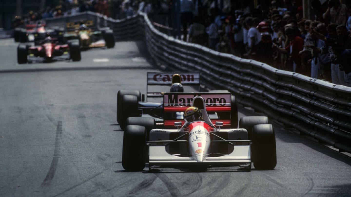 Ayrton Senna, McLaren-Honda MP4/7A, Grand Prix of Monaco, Monaco, 31 May 1992. (Photo by Paul-Henri