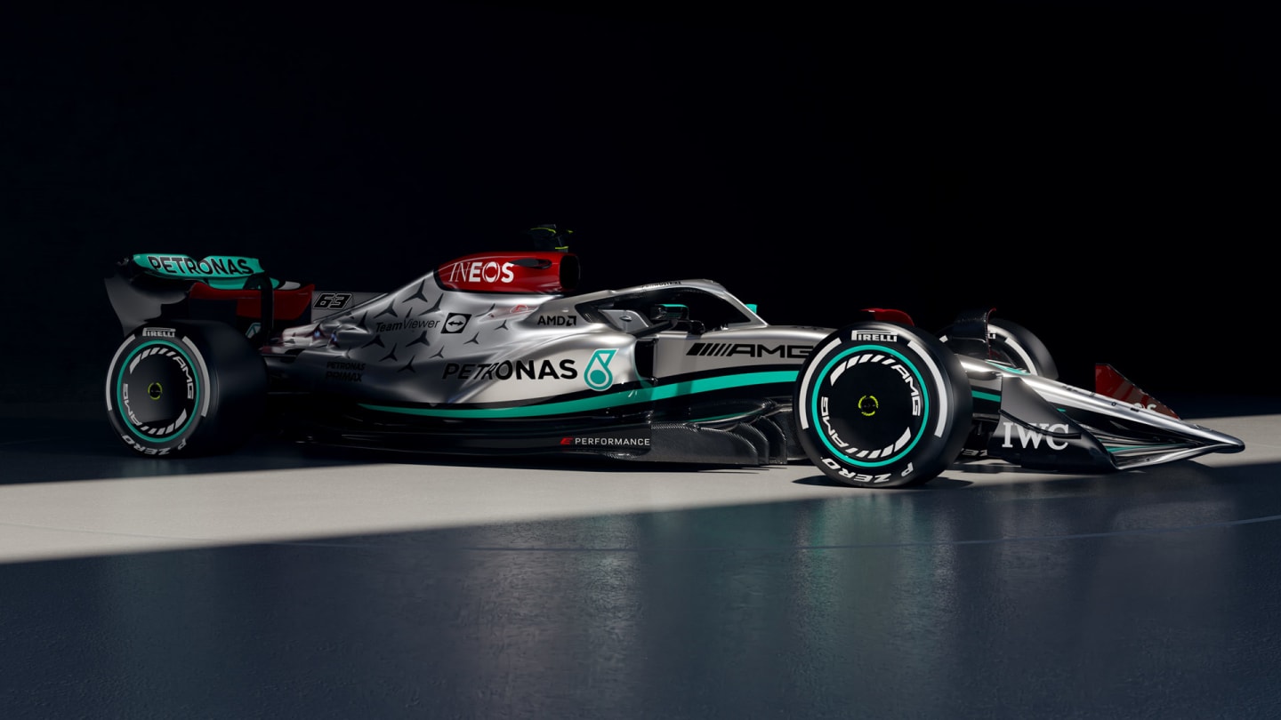Swipe for more images of the 2022 Mercedes W13
